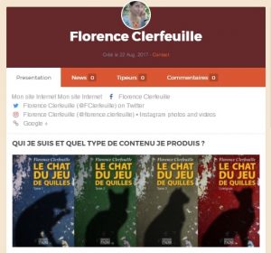 Page Tipeee Florence Clerfeuille